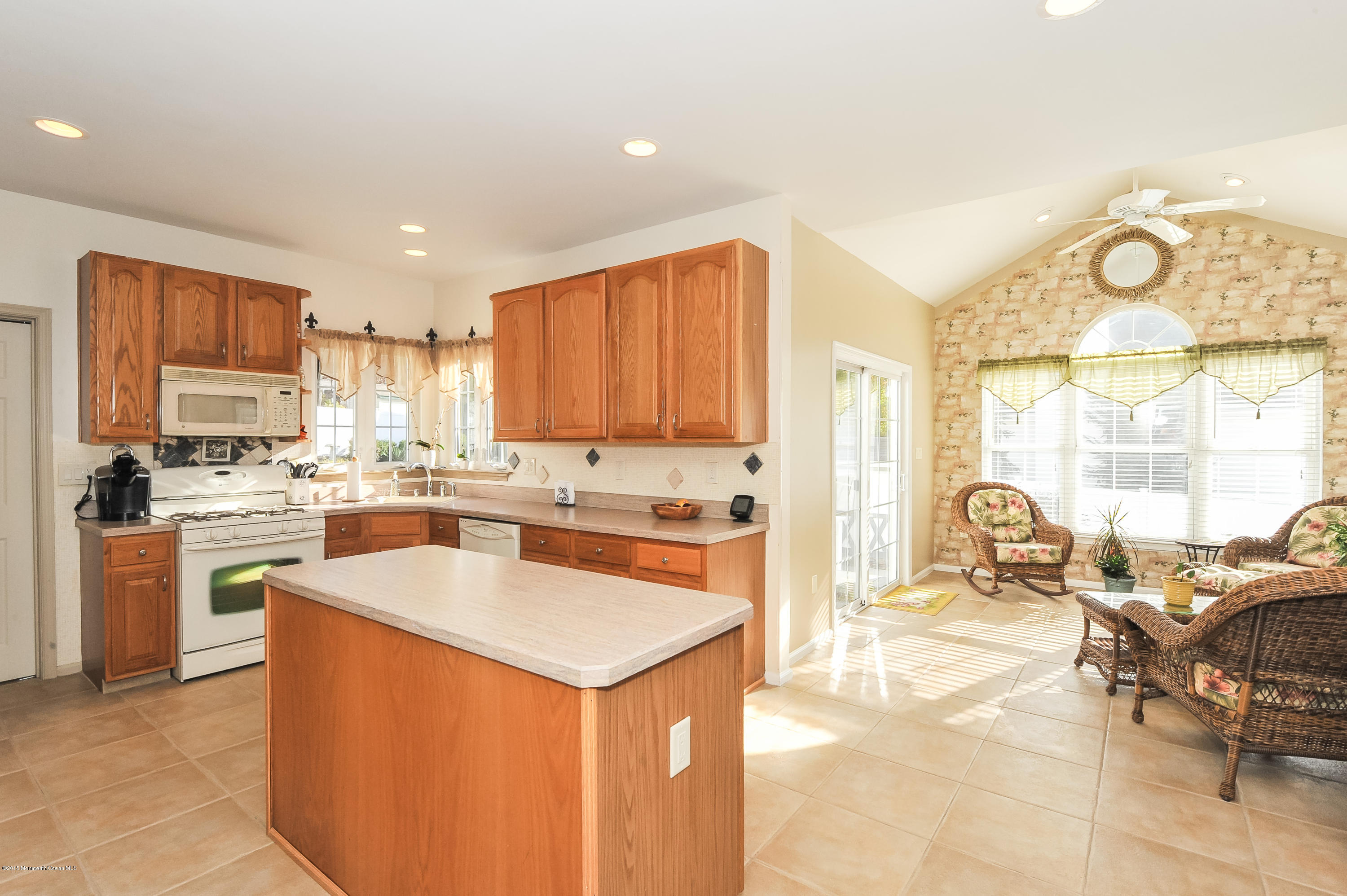 2 Azalea Lane Howell, NJ 07731 - Photo 9 of 52 Kitchen flowing into Sunroom