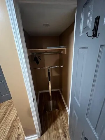 a view of walk in closet