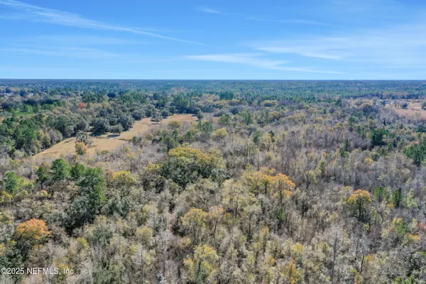 a view of a yard with an outdoor space