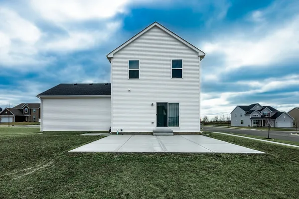 a view of outdoor space yard and front view of a house