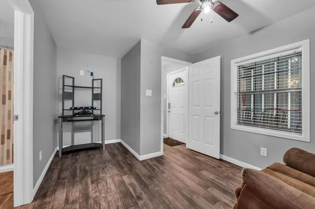 a view of a small space