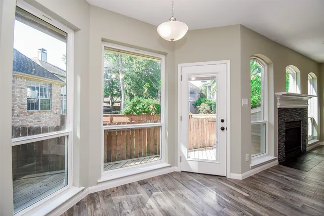 a view of a house with a balcony