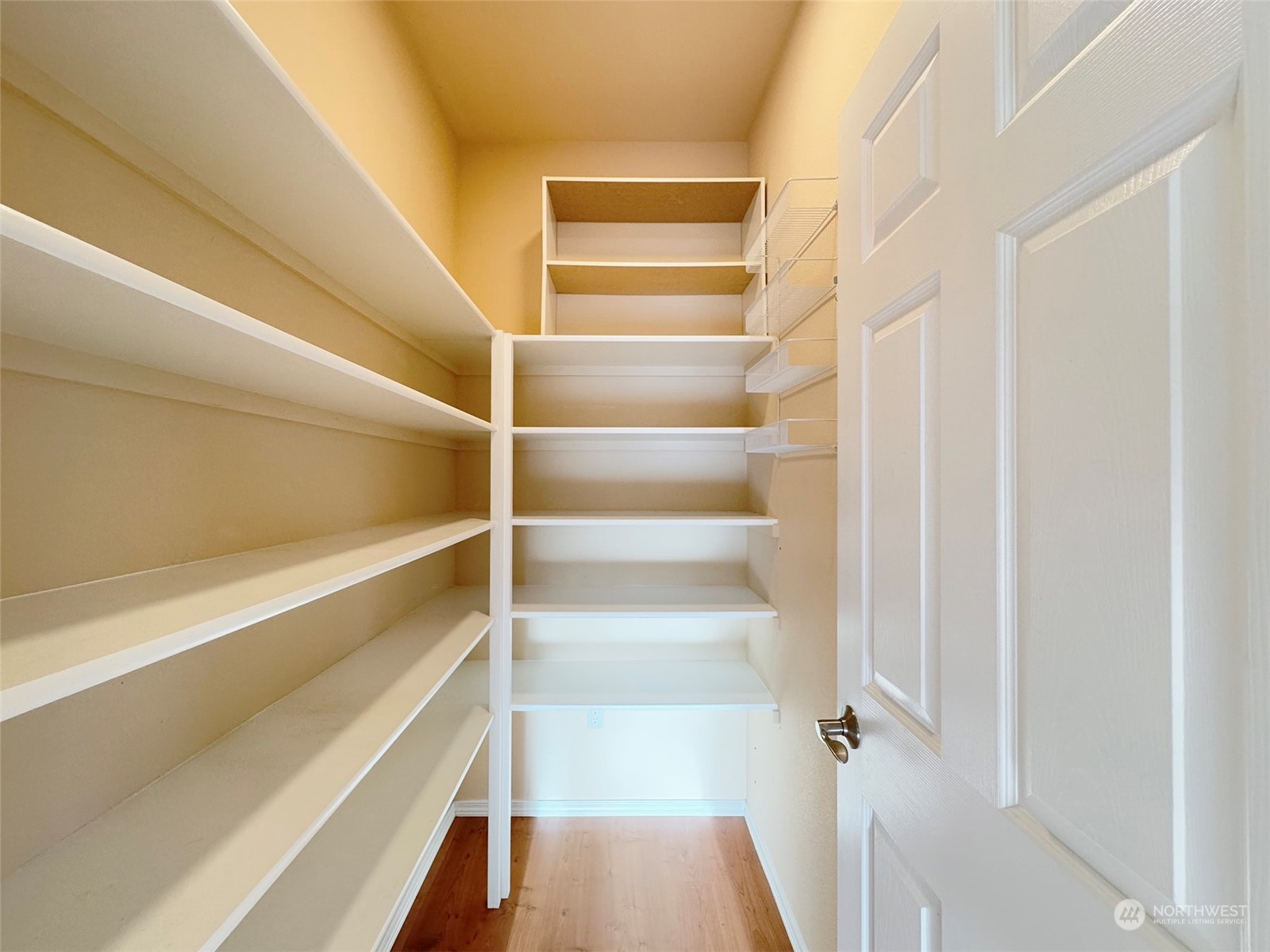 201 Brigadoon Boulevard Sequim, WA 98382 - Photo 14 of 35 a view of walk in closet with empty racks