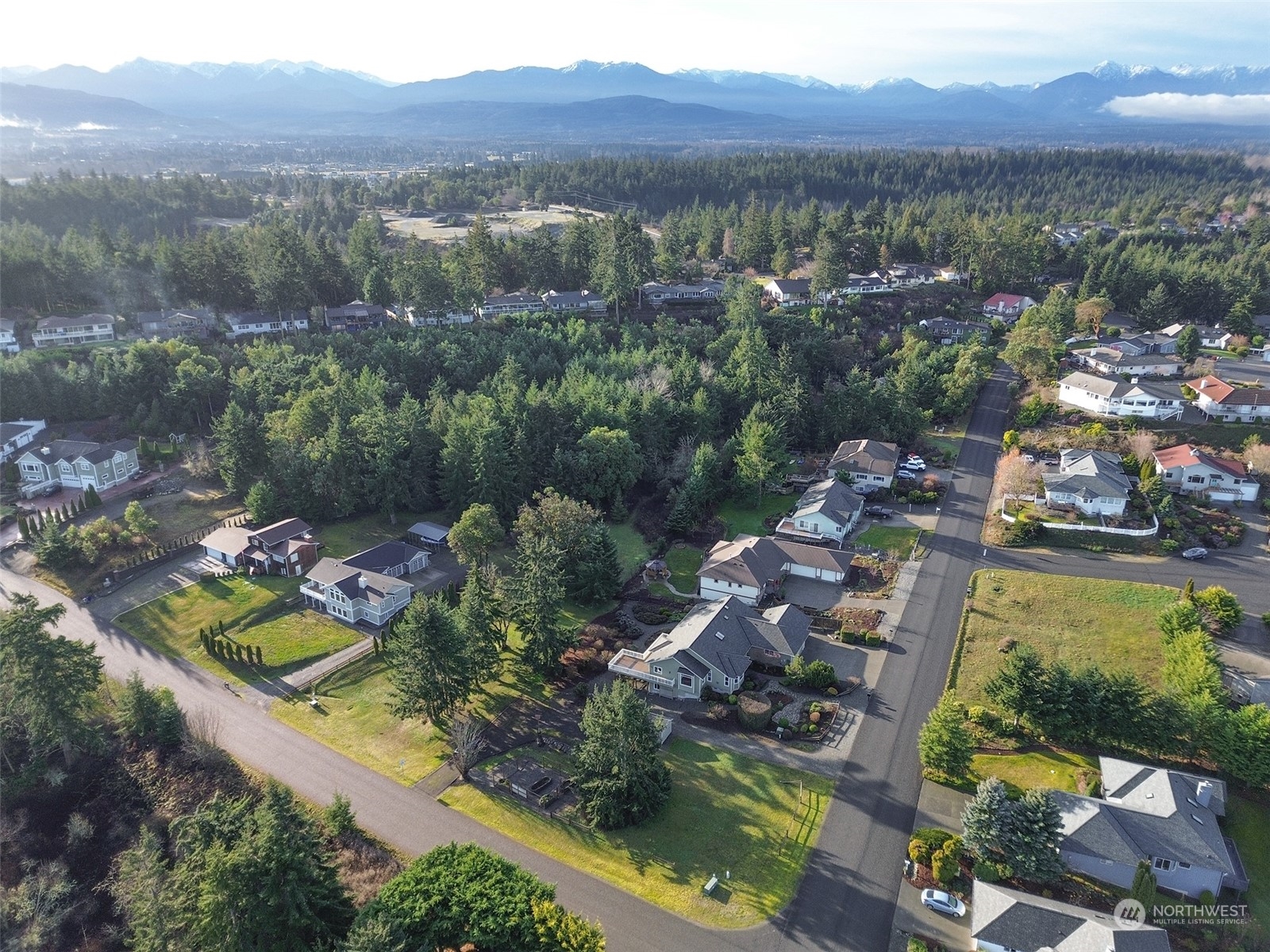 201 Brigadoon Boulevard Sequim, WA 98382 - Photo 3 of 35 a view of lake and mountain view