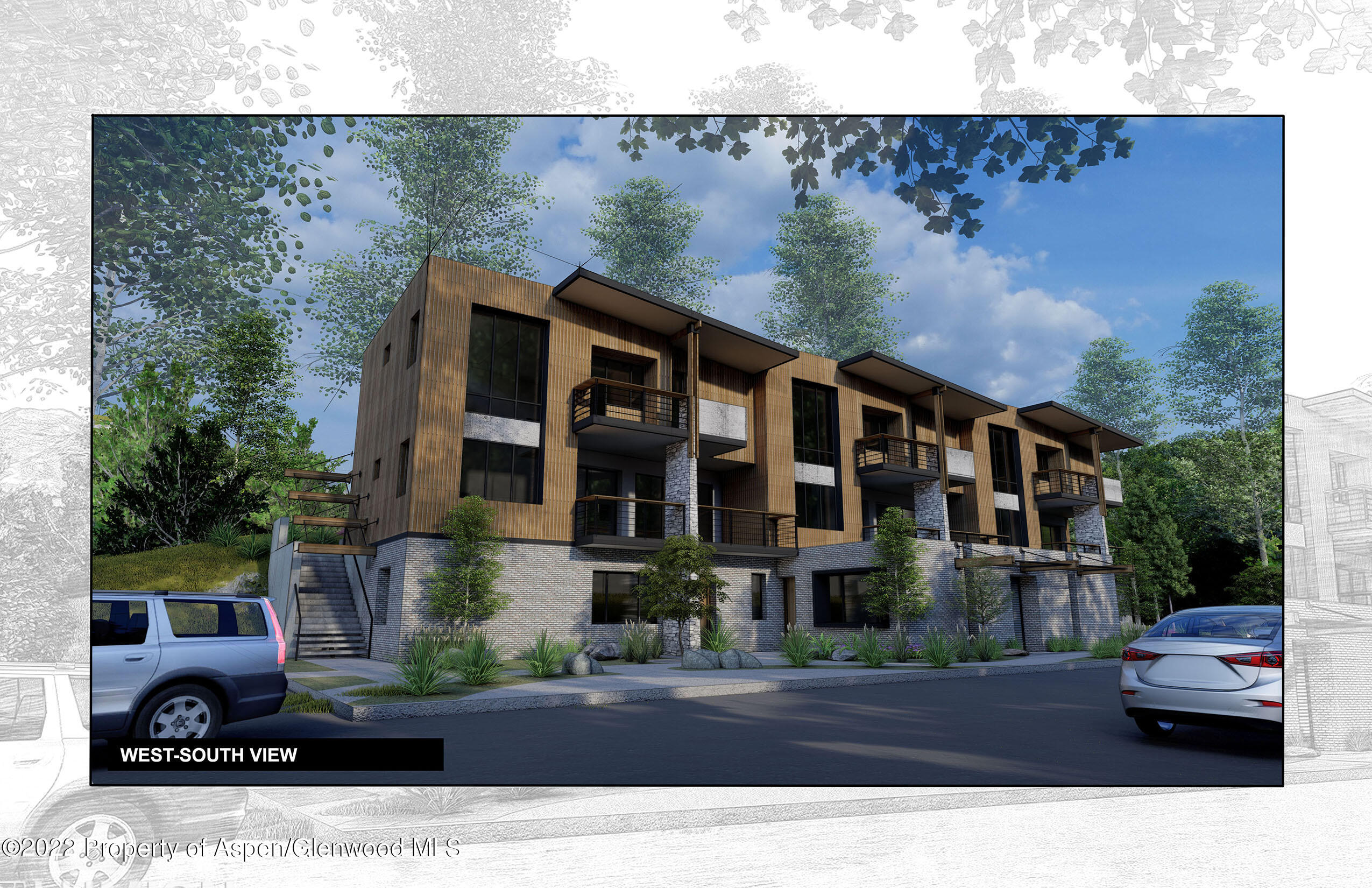 Tbd Tbd Lakeview Drive, Unit 4 Basalt, CO 81621 - Photo 3 of 19 a front view of a house with a garden