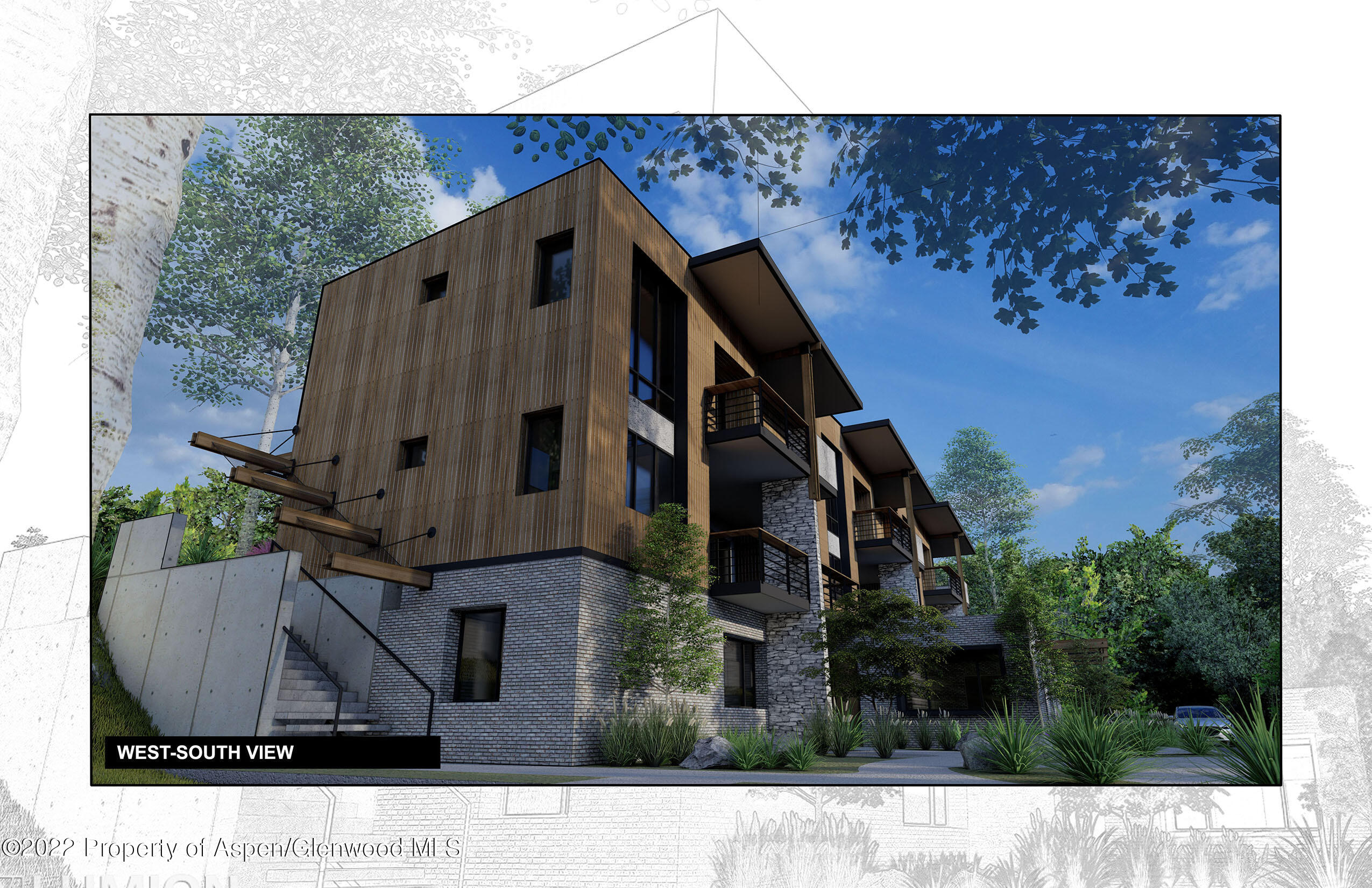 Tbd Tbd Lakeview Drive, Unit 4 Basalt, CO 81621 - Photo 4 of 19 a black and white photo of a house