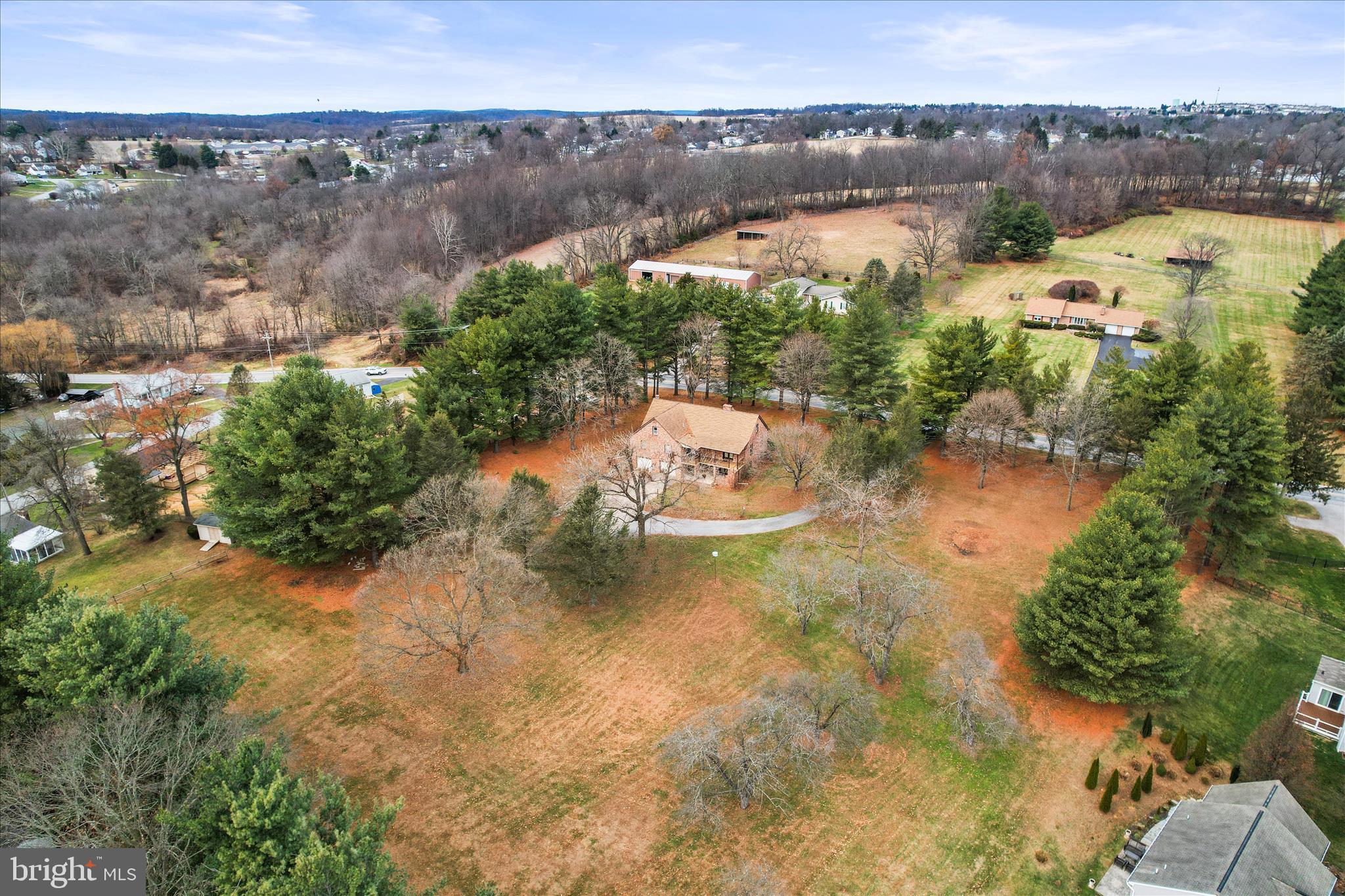 521 Windy Hill Road New Freedom, PA 17349 - Photo 5 of 66 an aerial view of lake residential house with outdoor space and trees around