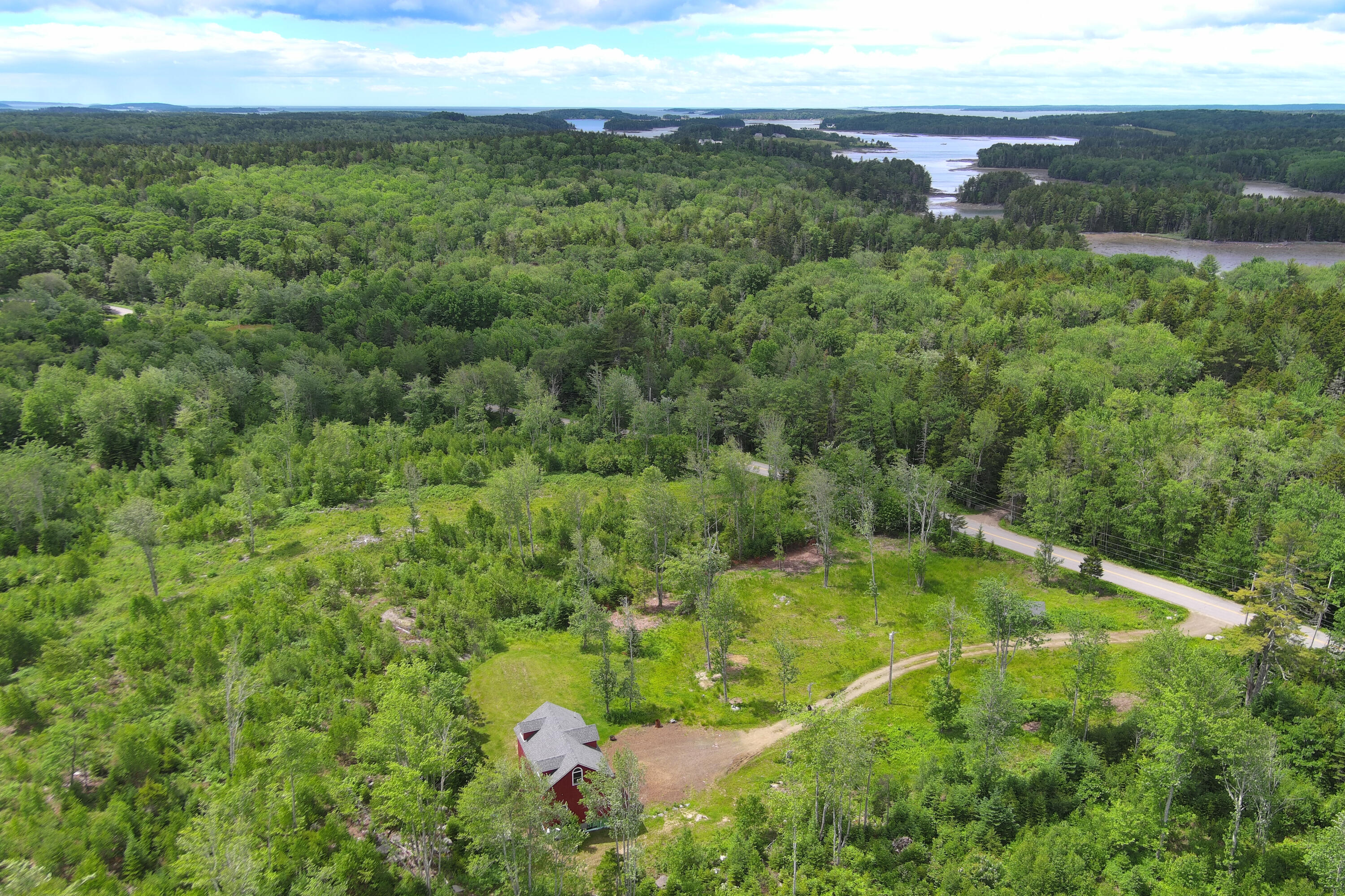 135 Salt Pond Road Cushing, ME 04563 - Photo 38 of 38 Aerial view