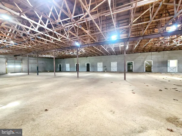 a view of a storage room