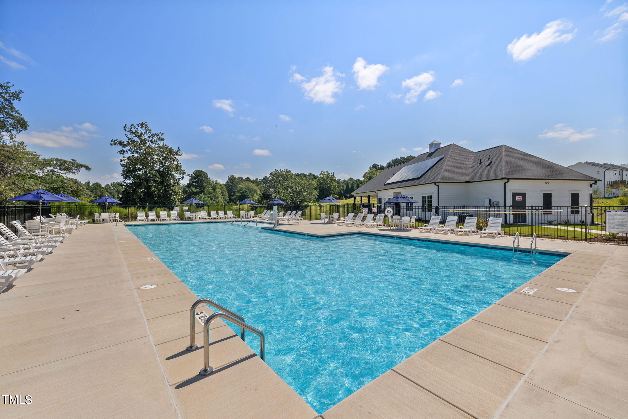 1385 Rowboat Road Apex, NC 27502 - Photo 17 of 22 a view of a house with a yard
