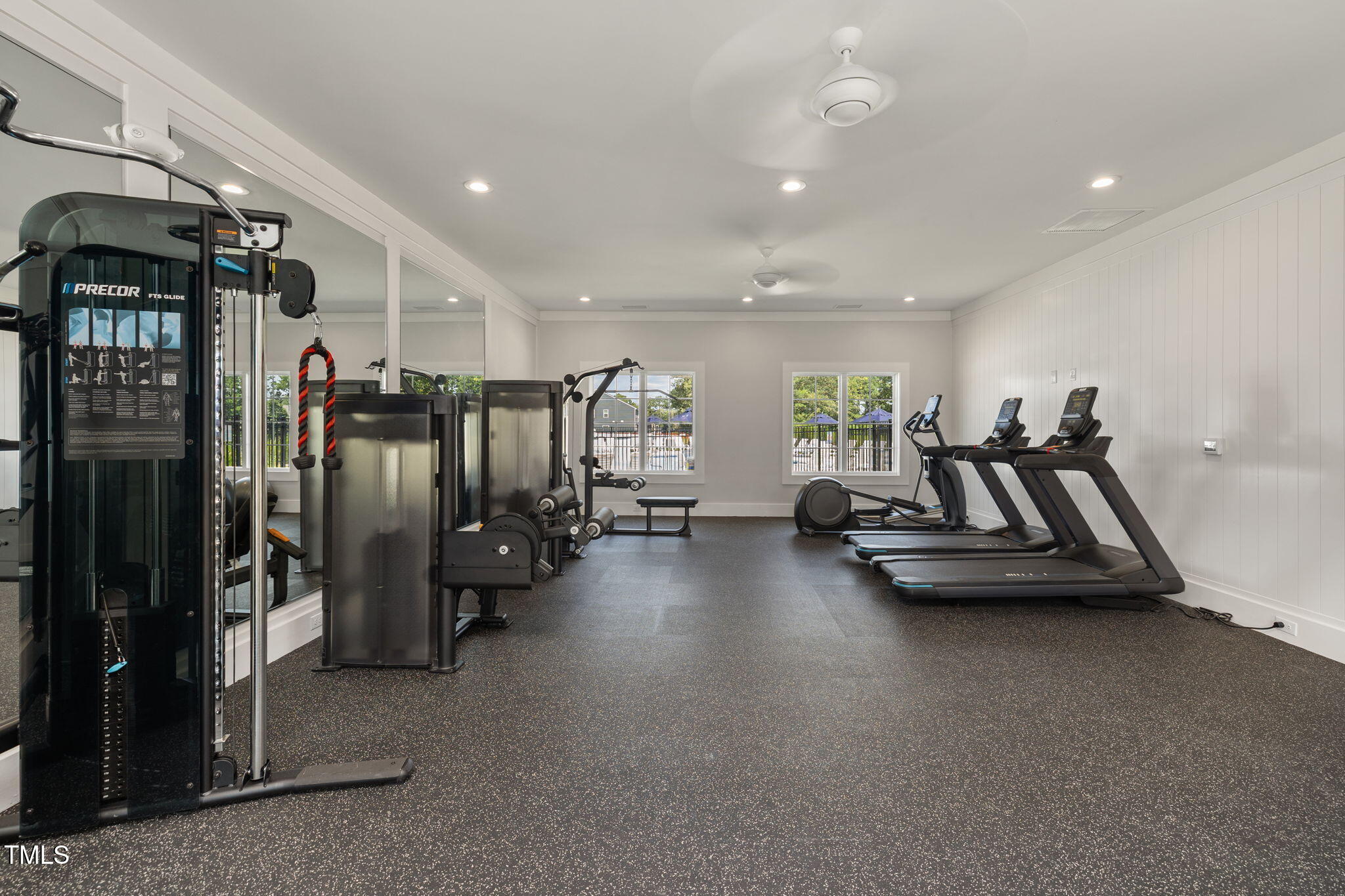 1385 Rowboat Road Apex, NC 27502 - Photo 20 of 22 a view of a room with gym equipment