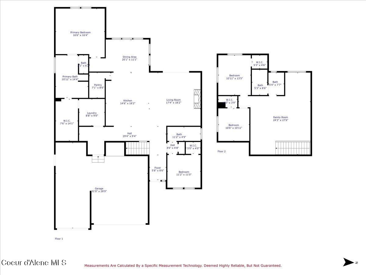 9262 Secretariat Lane Hayden, ID 83835 - Photo 47 of 47 Floor plan