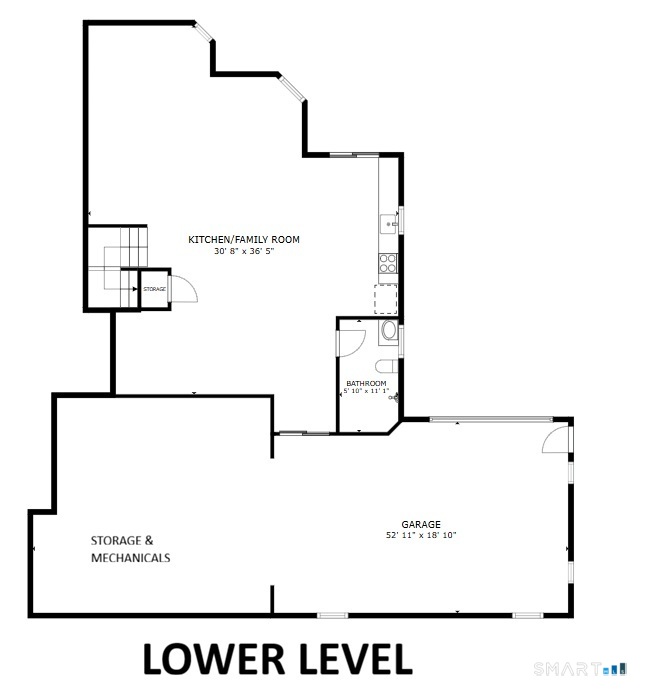 113 Pinnacle Road Plainville, CT 06062 - Photo 34 of 40 Lower Level - Ultimate rec area, in-law, home officer or studio apt?