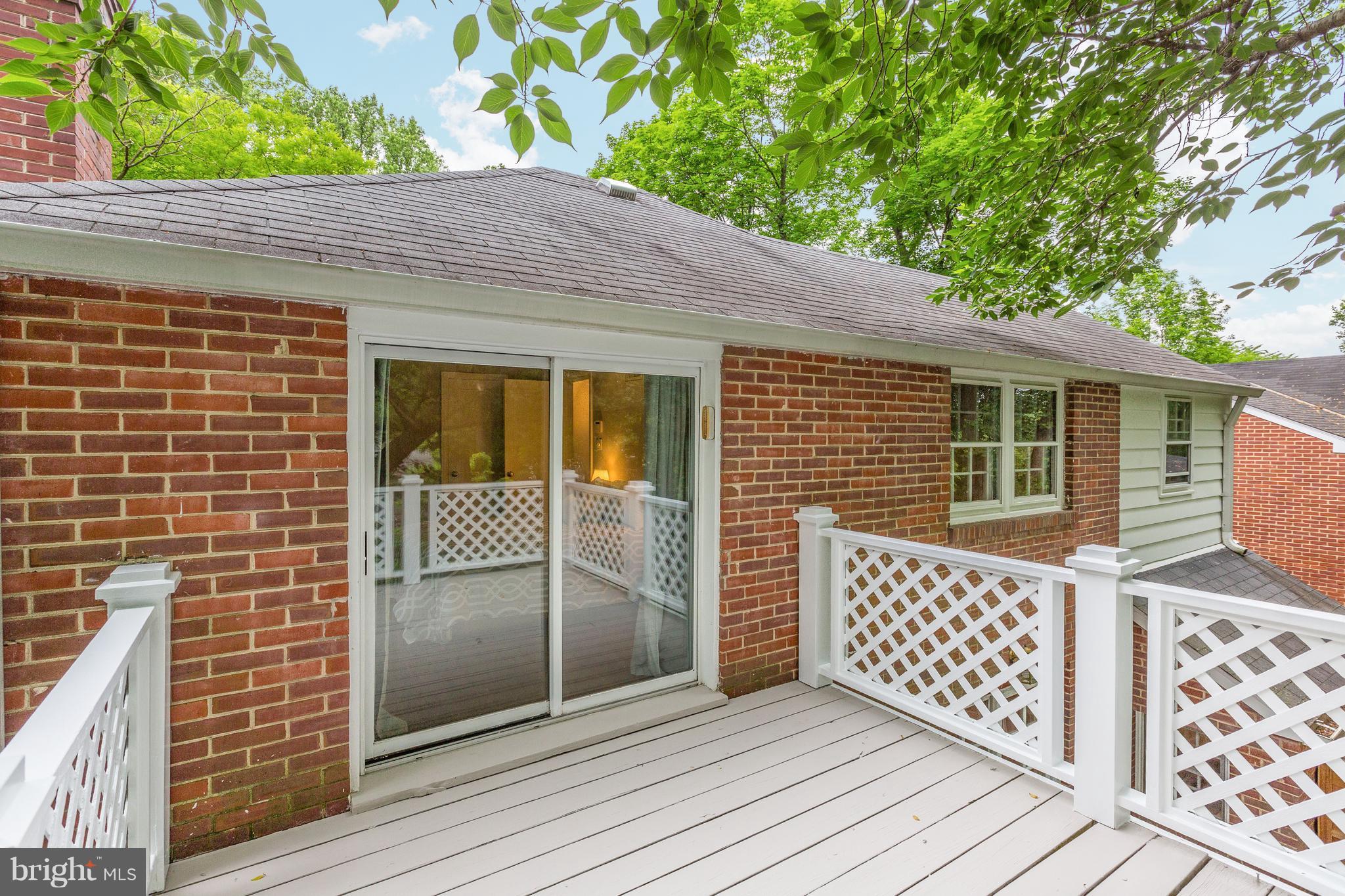 5911 Cobalt Road Bethesda, MD 20816 - Photo 15 of 27 Large balcony off MBR: lovely outdoor space