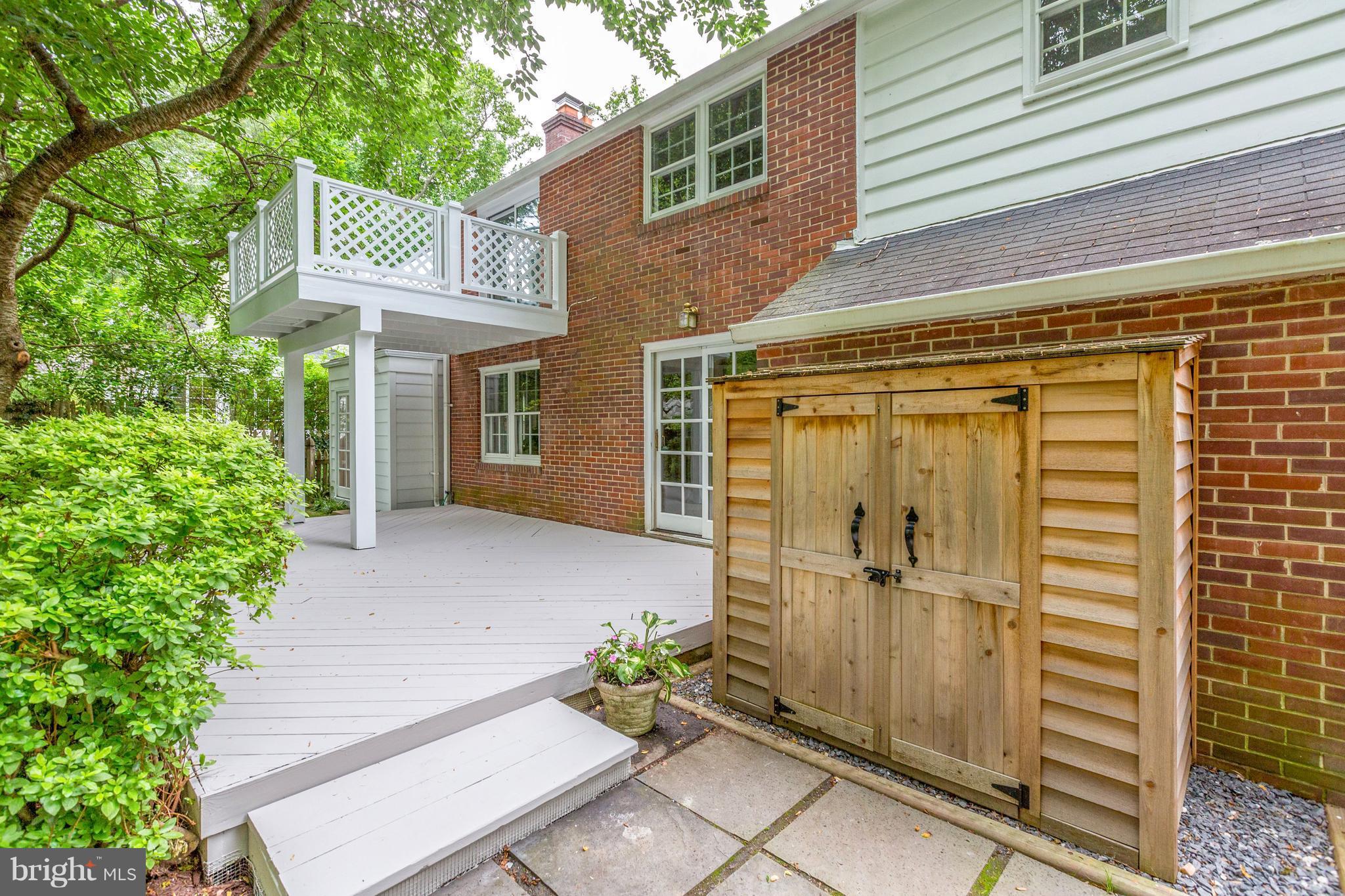 5911 Cobalt Road Bethesda, MD 20816 - Photo 24 of 27 Expansive deck off of kitchen