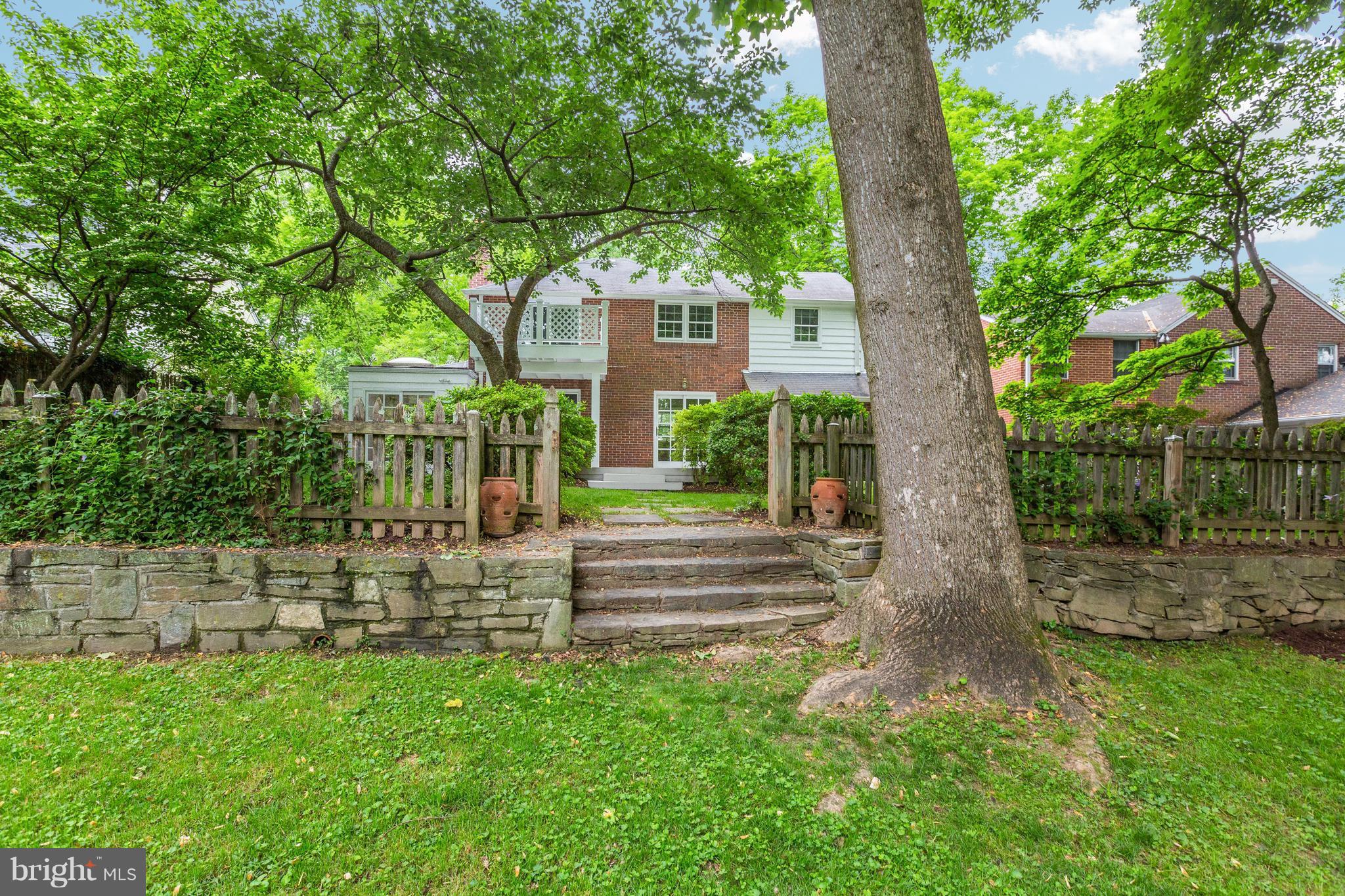 5911 Cobalt Road Bethesda, MD 20816 - Photo 27 of 27 View of house from lower level of the garden