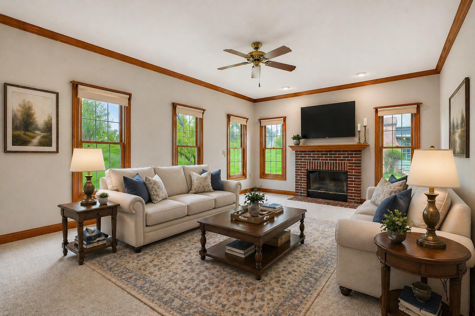 398 Oneida Street Delafield, WI 53018 - Photo 12 of 53 Virtually staged living room