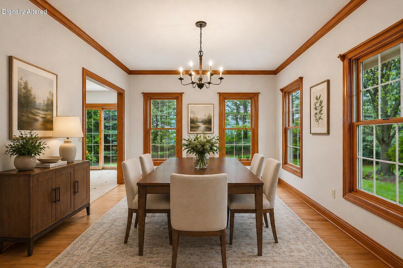 398 Oneida Street Delafield, WI 53018 - Photo 16 of 53 Virtually staged dining room