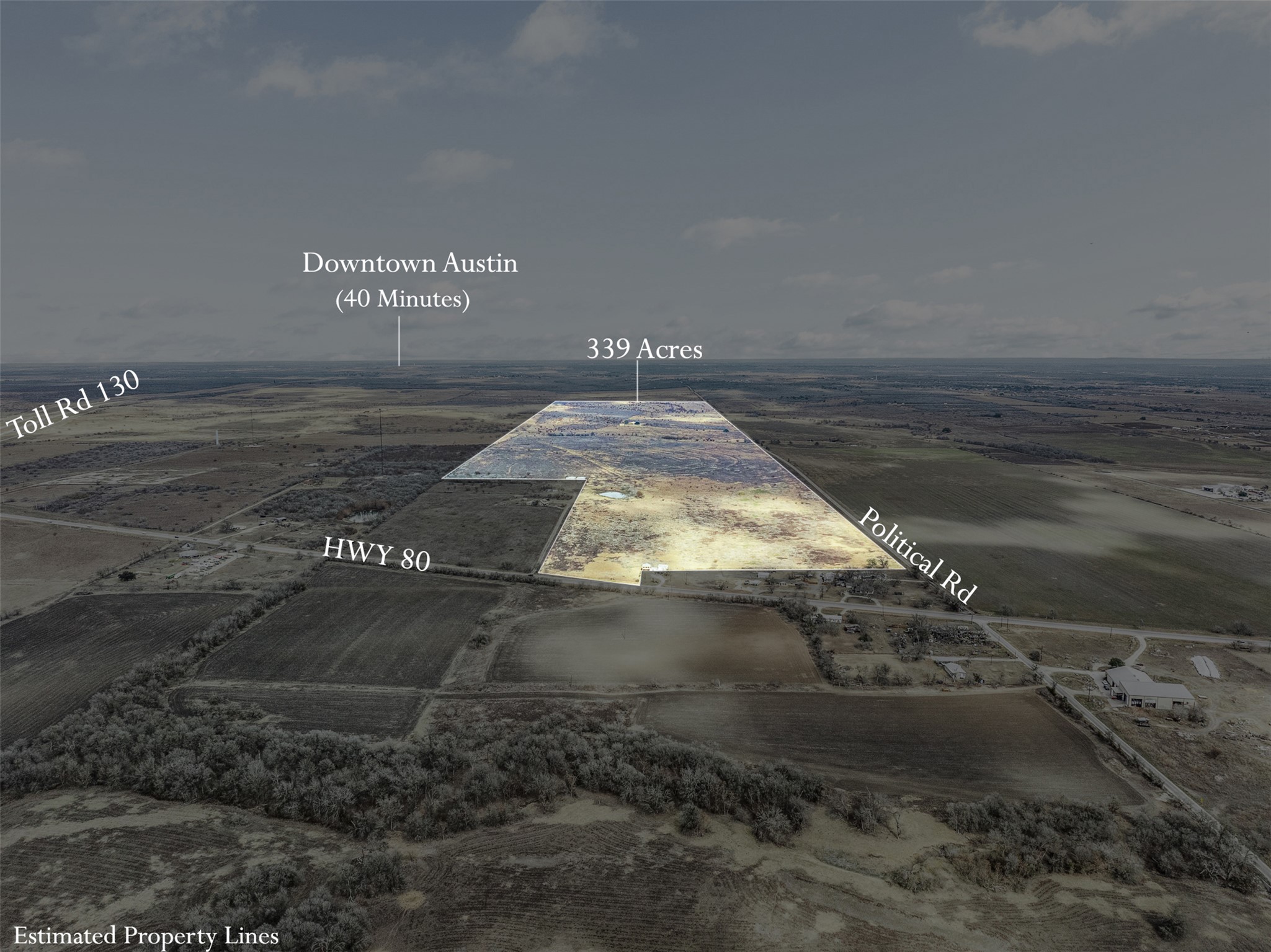 2884 Political Road Lockhart, TX 78644 - Photo 9 of 38 Overview of rural landscape