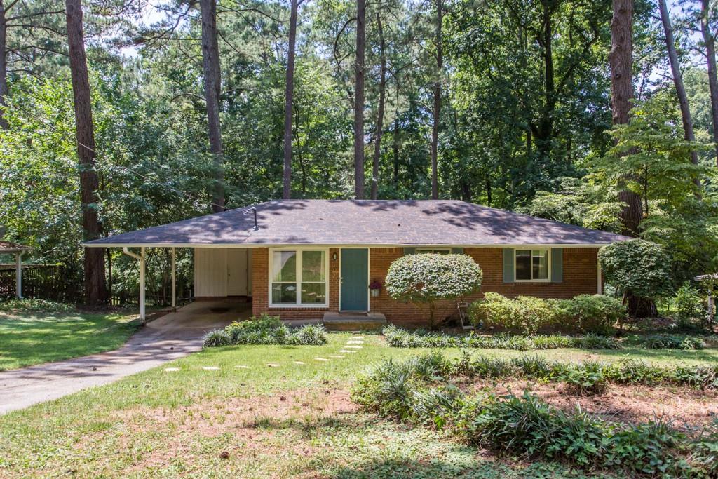 912 Brookdale Place Decatur, GA 30033 - Photo 1 of 1 Four-sided brick ranch on .4 acres with wooded backyard.