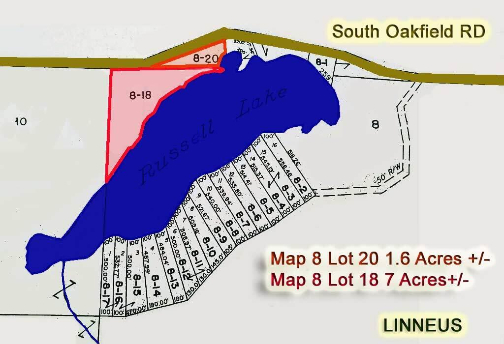 Lot 18 South Oakfield Road Houlton, ME 04730 - Photo 27 of 32 map-lake-land-maine