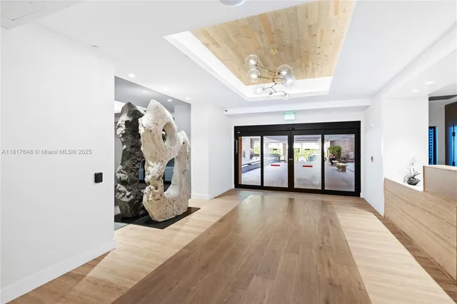 a view of a furniture and window in a room