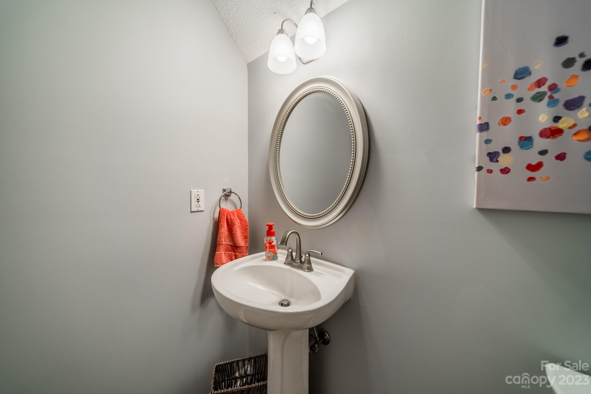 107 Howe Street Belmont, NC 28012 - Photo 14 of 35 a bathroom with a sink and a mirror