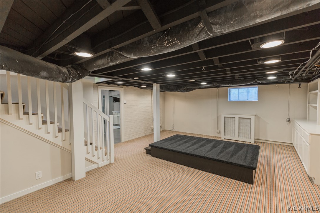 3814 Dover Road Richmond, VA 23221 - Photo 39 of 48 Another view of the basement rec room