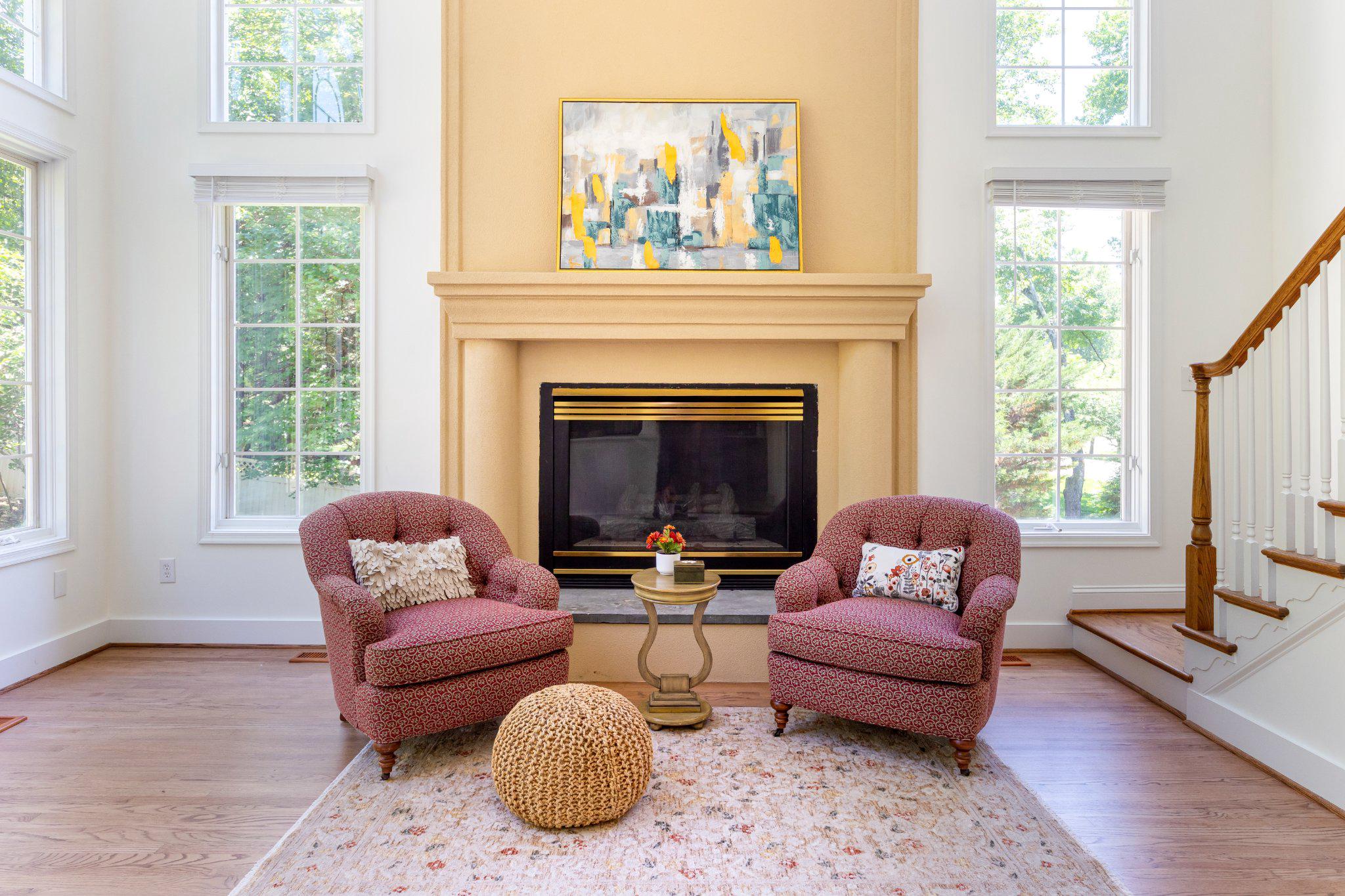 7009 Persimmon Tree Road Bethesda, MD 20817 - Photo 16 of 63 Family Room - Gas Fireplace