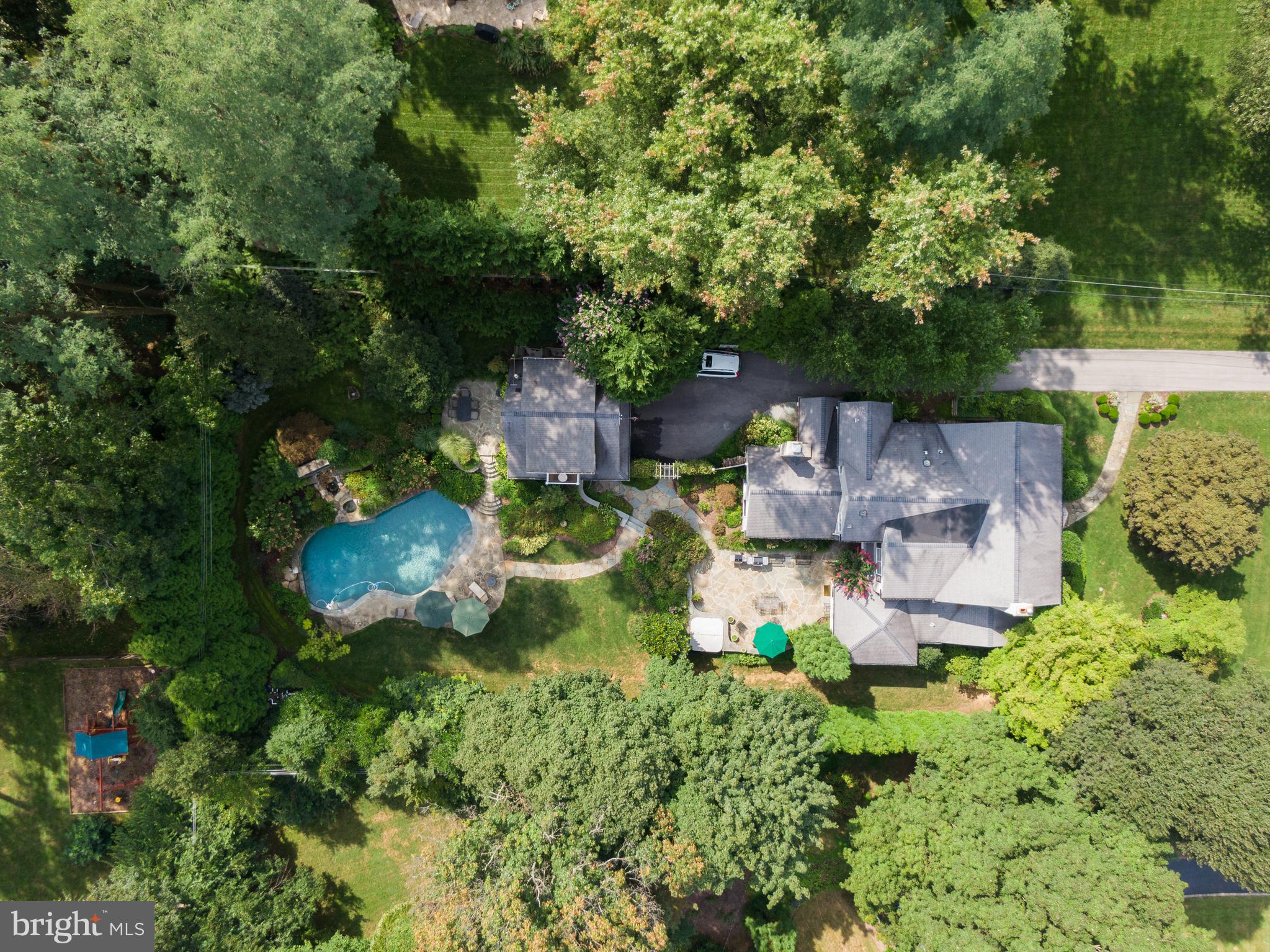 626 Fernfield Circle Wayne, PA 19087 - Photo 4 of 54 Aerial of home