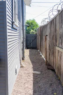 a view of a back yard of the house