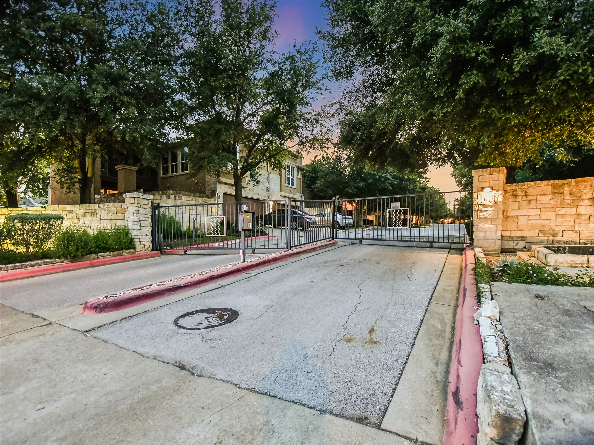 3406 Menchaca Road, Unit 21 Austin, TX 78704 - Photo 5 of 24 a view of a swimming pool with a patio
