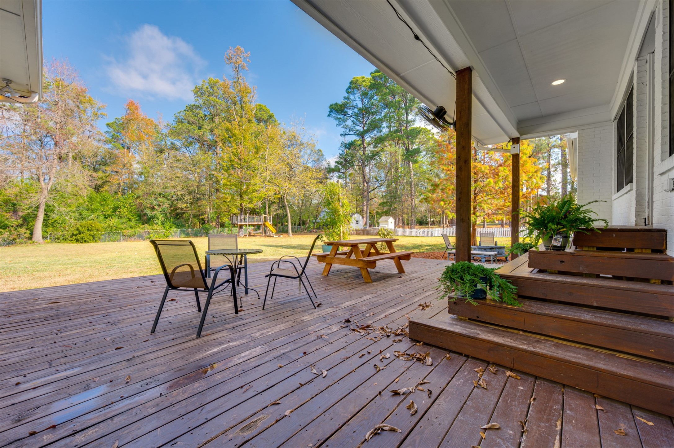 215 Perryman Road Lindale, TX 75771 - Photo 37 of 44 Partially Covered Back Patio / Deck