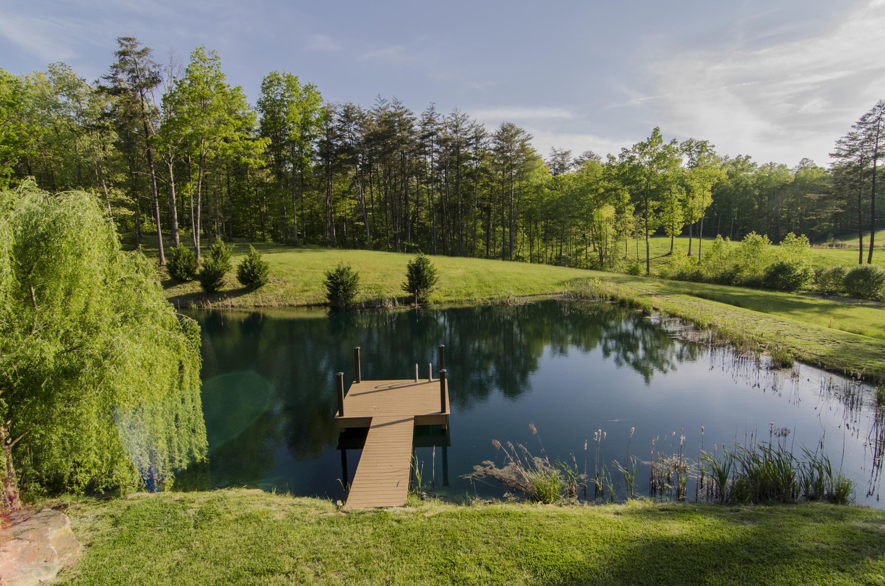 171 Clear Branch Road Dunlap, TN 37327 - Photo 34 of 42 Pond with dock