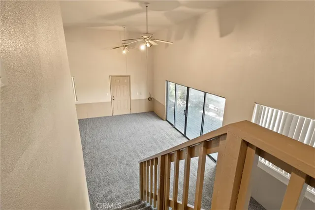 a backyard of a house with lots of trees