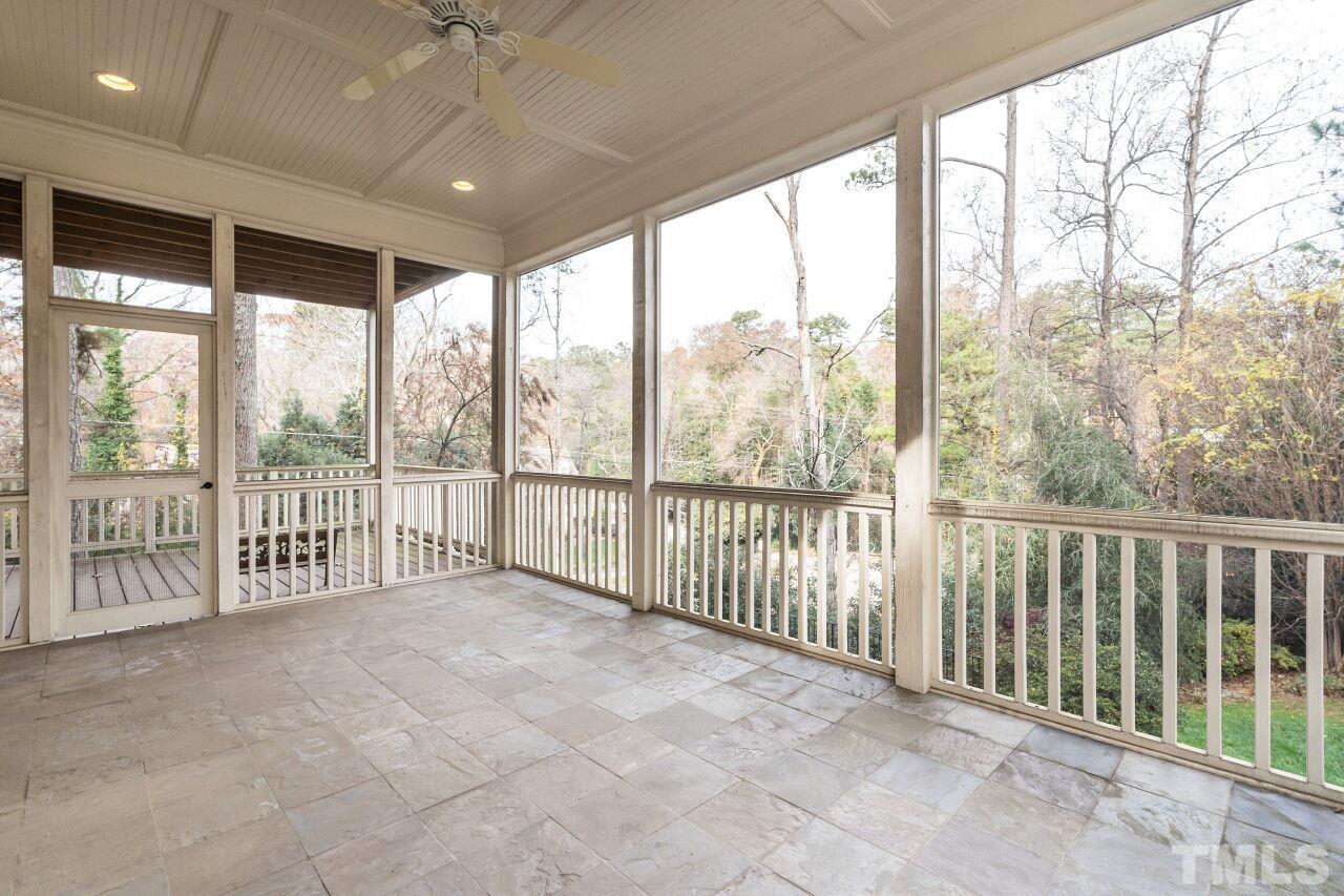 3056 Lewis Farm Road Raleigh, NC 27607 - Photo 39 of 43 a view of an empty room with a balcony
