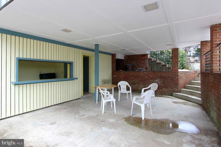 3229 Park View Road Chevy Chase, MD 20815 - Photo 27 of 29 Cabana area w/covered patio