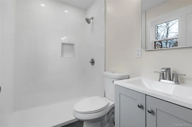 a bathroom with a sink toilet and vanity