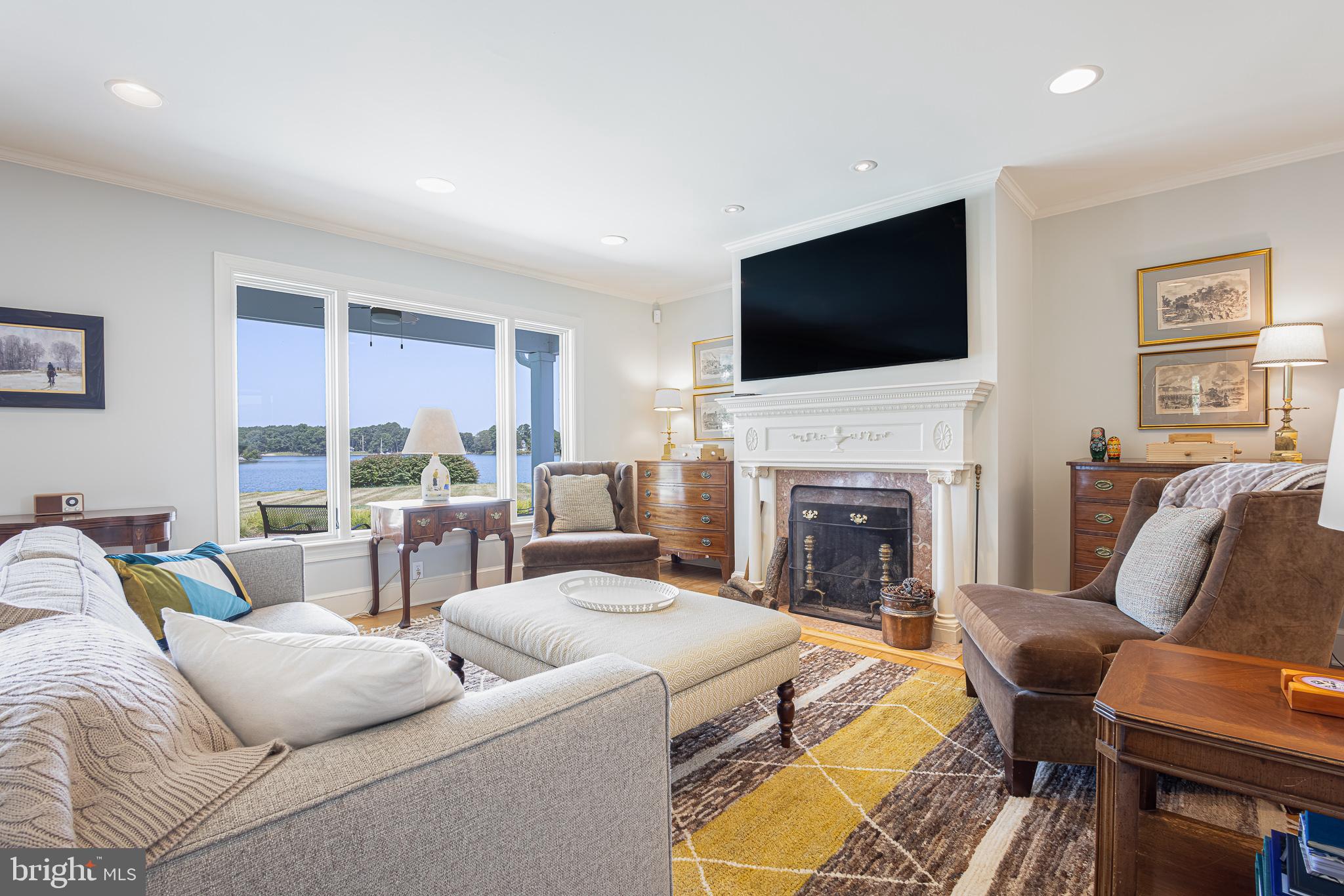 4440 Baildon Road Trappe, MD 21673 - Photo 43 of 98 Family room with gas fireplace