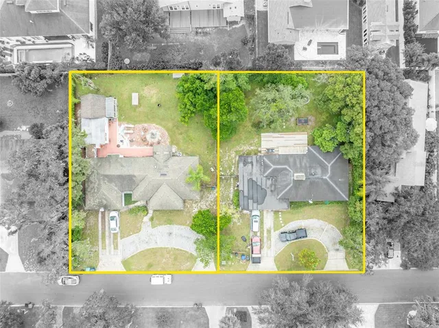 a view of swimming pool with a yard