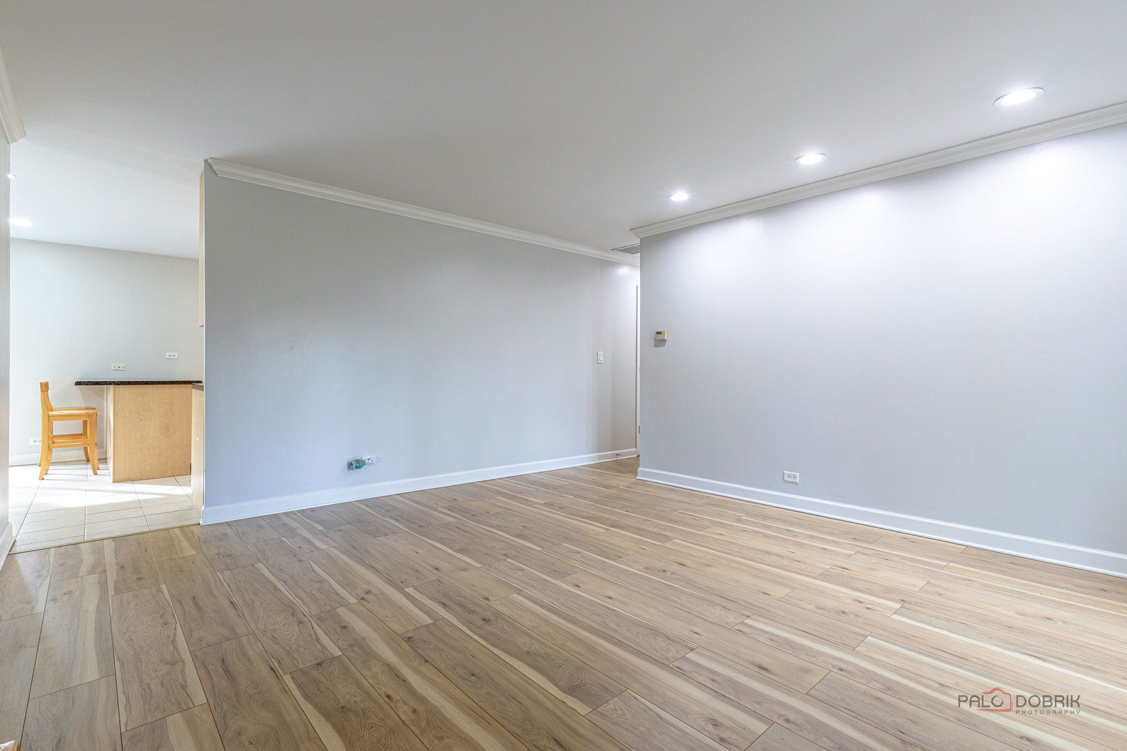 533 Cherry Lane Glenview, IL 60025 - Photo 12 of 33 a view of an empty room with wooden floor and a window