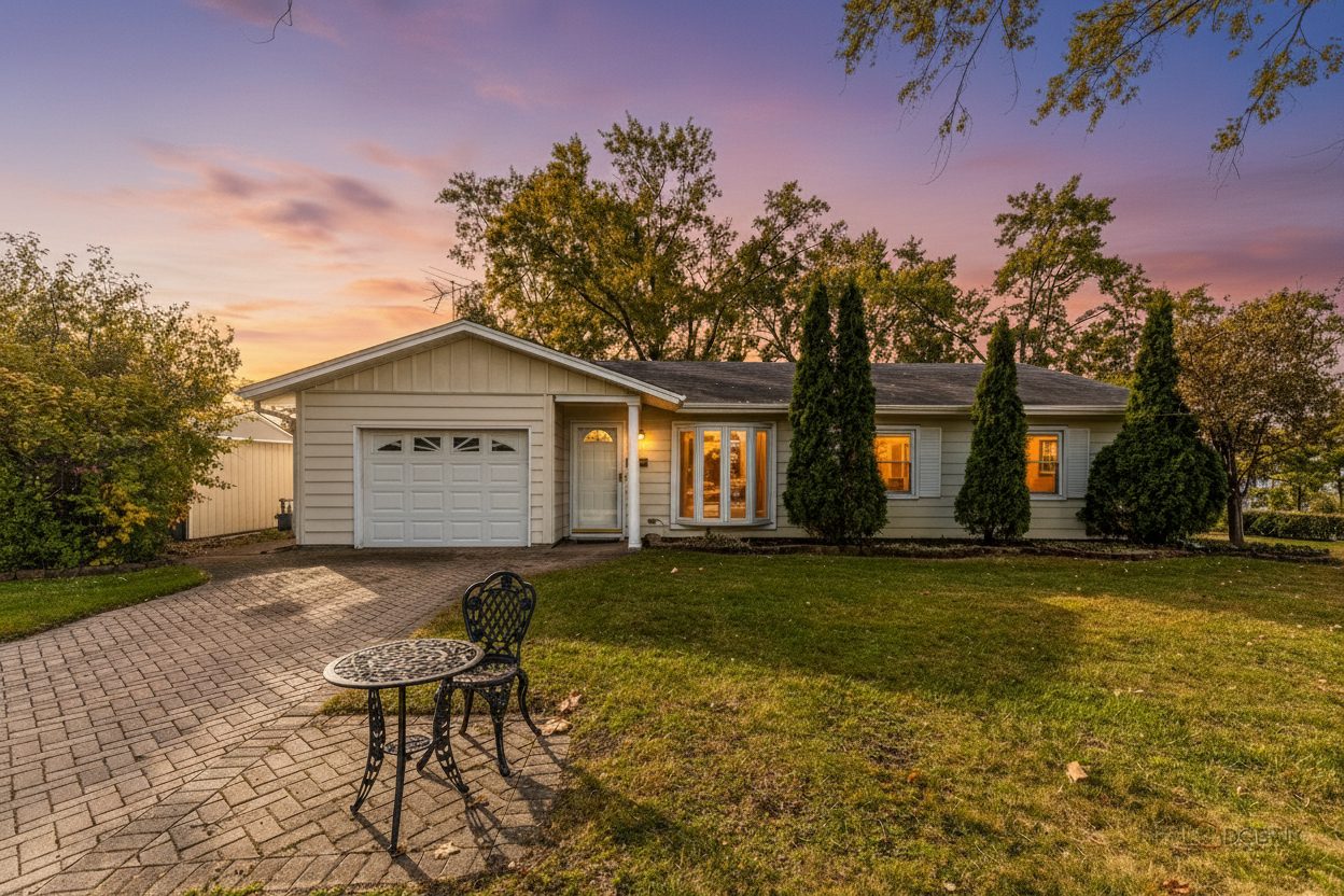 533 Cherry Lane Glenview, IL 60025 - Photo 3 of 33 a front view of a house with garden