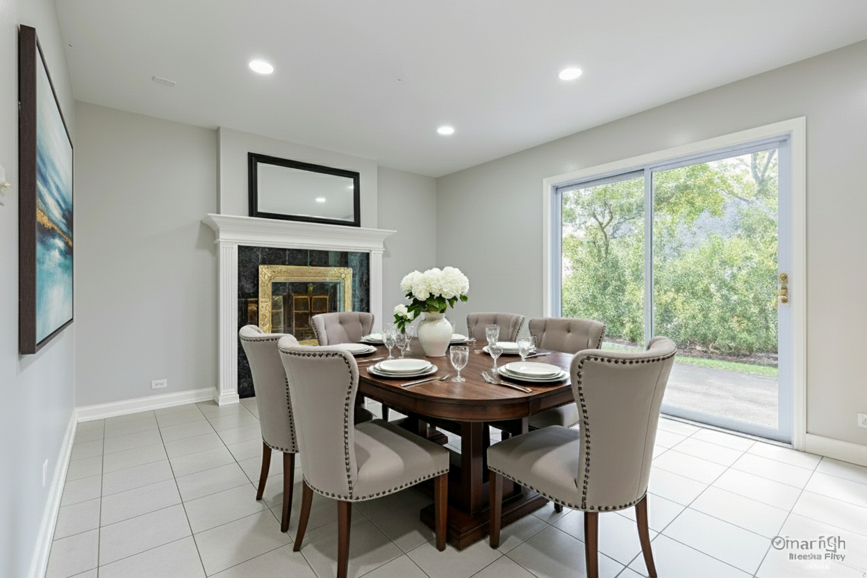 533 Cherry Lane Glenview, IL 60025 - Photo 5 of 33 a view of a dining room with furniture window and outside view