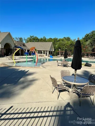 a view of a volley ball court