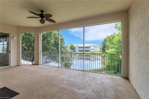 a view of a swimming pool with an outdoor space