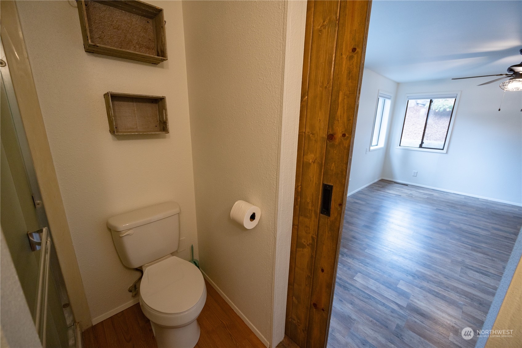 129 Del Monte Avenue Fircrest, WA 98466 - Photo 18 of 38 a bathroom with a toilet and a shower