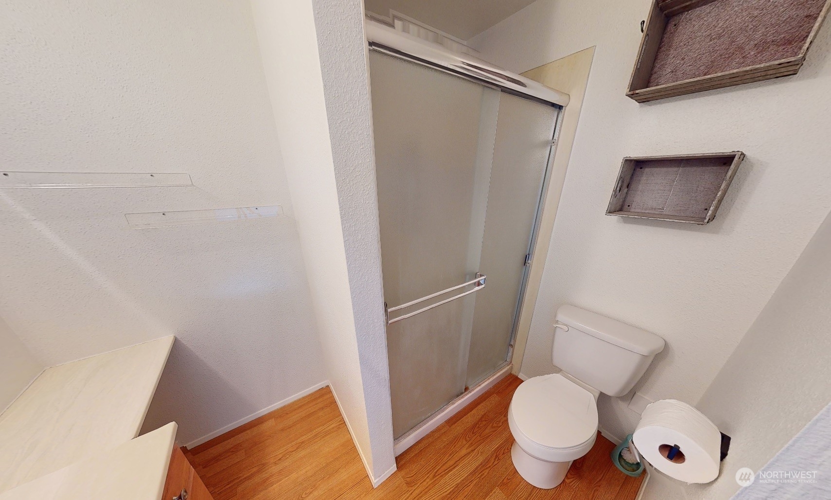 129 Del Monte Avenue Fircrest, WA 98466 - Photo 19 of 38 a bathroom with a toilet and a shower