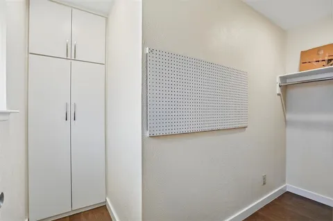a view of a small space