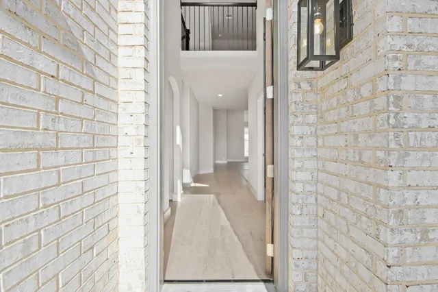 a view of a brick house