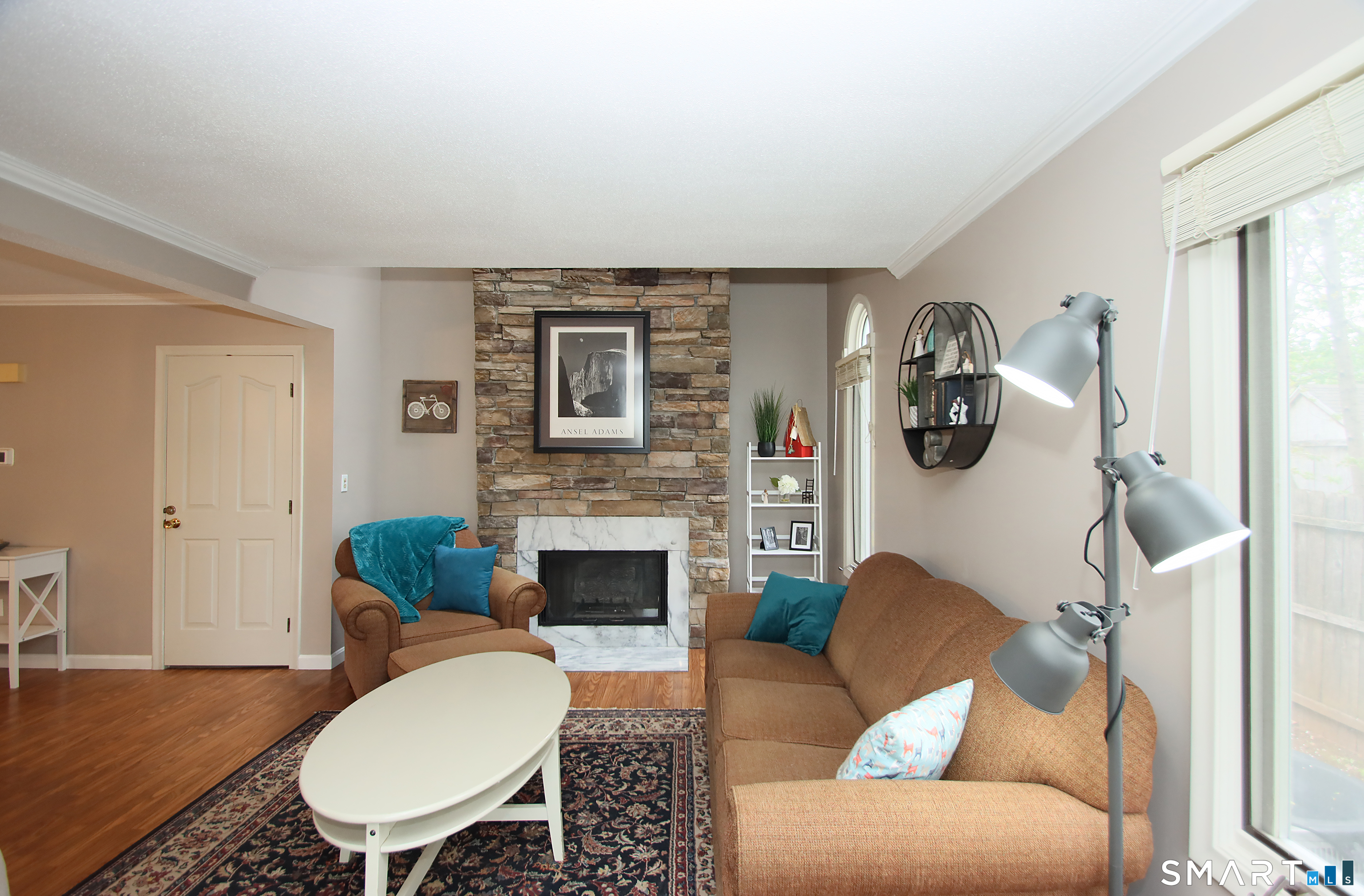 182 Main Street, Unit A Manchester, CT 06042 - Photo 14 of 34 Living room with Fireplace